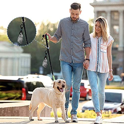 Dog Poop Bag Holder for Leash Waste Bag Carrier Dog Poop Bag Dispenser for Walking Running Bicycle Accessory 2 pieces (Pink)