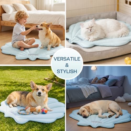Dog Cooling Mat Washable Pet Cooling Mat, Self Cooling Mat for Dogs Large