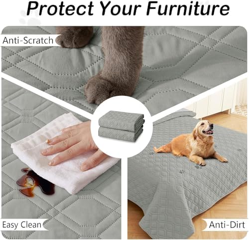 hyha Waterproof Dog Bed Blanket - Soft Pet Blanket & Sofa Cover for Dogs