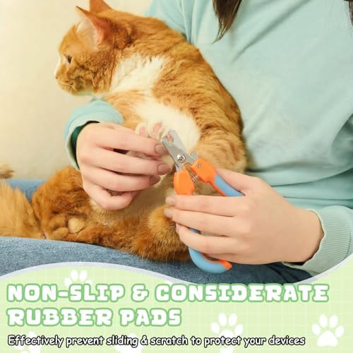 9 Pcs Small Dog Nail Clippers Bulk with Safety Guard,Fresh
