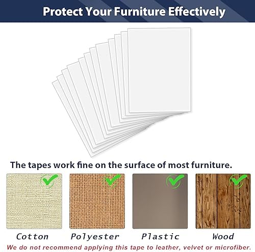 Anti Cat Scratch Furniture Protector, Transparent Self-Adhesive Couch Furniture Protectors from Cats Scratching Claws, Cat Scratch Couch Protector (17.5"X13")