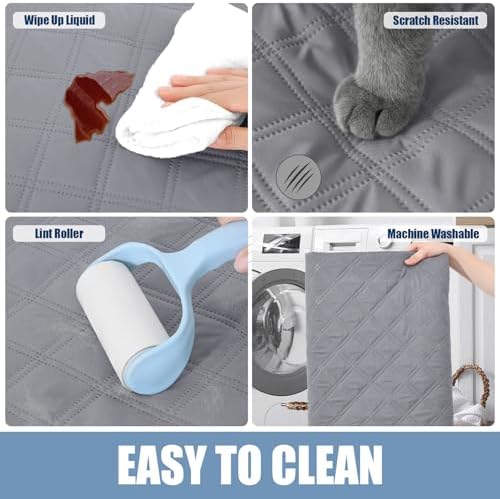 Smiry Waterproof Reversible Dog Bed Cover Pet Blanket