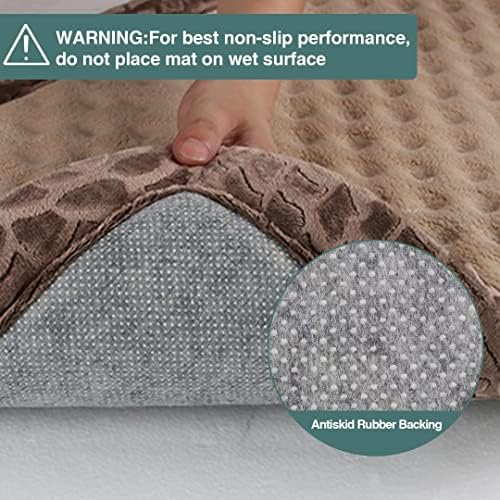 30 Inch Dog Crate Bed Mat Memory Foam Kennel Pad for Dog Cages Washable