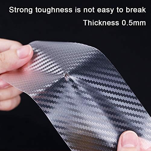 Storystore Car Door Edge Guards, 4In x 33Ft Door Sill Guard Protector, Anti-Scratch Adhesive Tape, Automotive Anti-Collision Strip for Car Door Edge/Front and Rear Bumper/Door Sill Protector