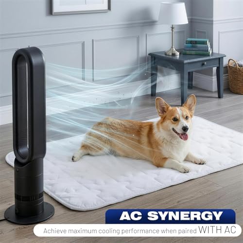 Cooling Dog Mat XX-Large, Breathable 3D Mesh No-Gel Pad, Gray