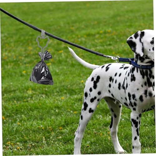 Hemoton Dog Poop Bag Holder Handsfree Clip for Leash Portable Waste Bag Carrier for Outdoor Activities Abs Material Stylish Design