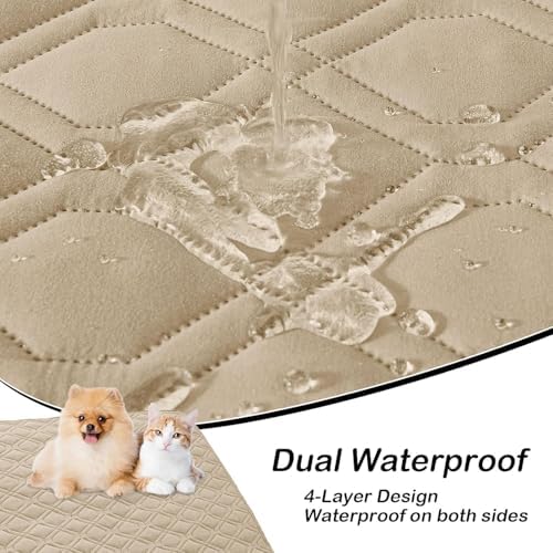 hyha Waterproof Dog Bed Blanket - Soft Pet Blanket & Sofa Cover for Dogs