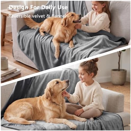 Waterproof Blanket for Dogs - Reversible Furniture Protector