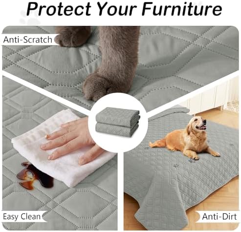 hyha Waterproof Dog Bed Blanket - Soft Pet Blanket & Sofa Cover for Dogs