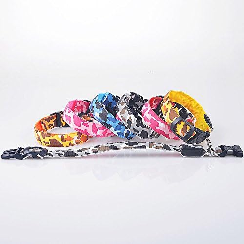 A4DOG LED Dog Collar, USB Rechargeable Light Up Collar, Night Walking Safety Lights for Small, Medium & Large Dogs