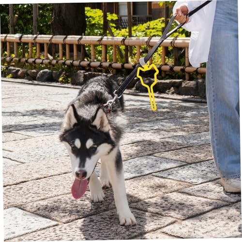Hemoton Hands-Free Dog Poop Bag Holder Adjustable and Lightweight Waste Bag Carrier for Leash Clips Retractable Support for Walking