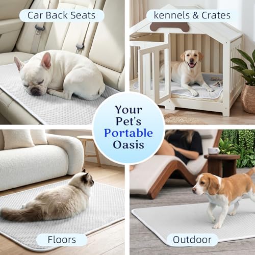 Mora Pets Dog Cooling Mat Instant Pet Cooling Pad Bed for Large Dogs & Cats