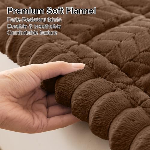 Smiry Couch Cover for Dogs, Non Slip Fuzzy Pet Sofa Covers Washable