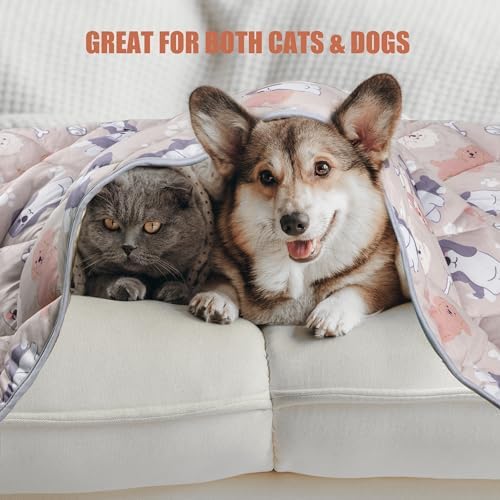 Leekalos Dog Cooling Mat,Pet Cooling Pads for Dogs Blanket,Summer Cooling Bed for Cats Blanket,Portable Pet Cooling Cushion for Home & Outdoor,Keep Cooling for Pets