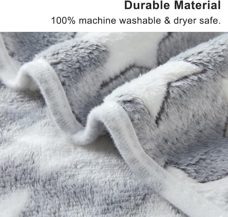 1 Pack 3 Blankets for Dog Puppy Cat (Small 23x16'', Purple, Pink, Brown)
