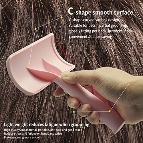 Dog Slicker Brush for Poodles Doodles Fluffy Deshedding Loose Hair.
