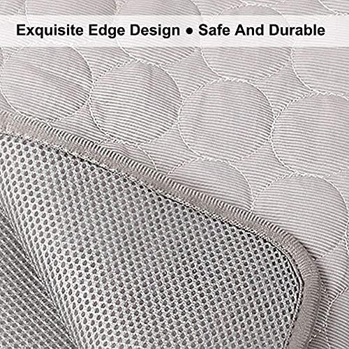 Coppthinktu Dog Cooling Mat for Dogs Self Cooling, Summer Dog Cooling Pad for Small Medium Large Dogs Cats, Pet Ice Silk Blankets Sleeping Mat, Outdoor Dog Self Cooling Crate Mats Washable Portable