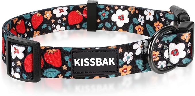Dog Collar for Small Dogs - Special Design Puppy Collar Cute Small Girl and boy Dog Pet Collar Soft Adjustable Fancy Floral Dog Collar for Puppies
