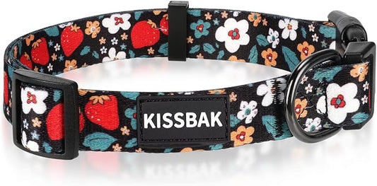 Dog Collar for Small Dogs - Special Design Puppy Collar Cute Small Girl and boy Dog Pet Collar Soft Adjustable Fancy Floral Dog Collar for Puppies