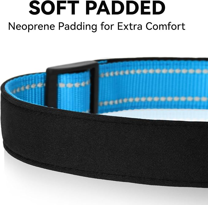 Reflective Dog Collar for Medium Dogs with Quick Release Buckle