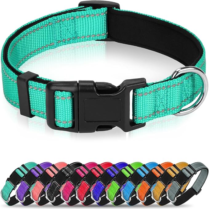 Reflective Dog Collar for Extra Small Dogs with Quick Release Buckle